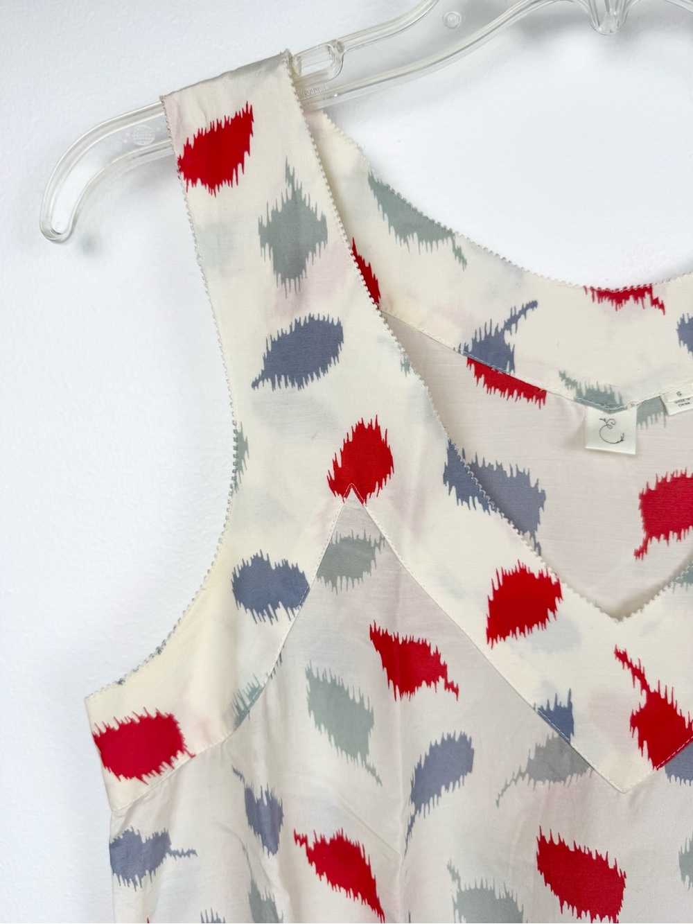 Anthropologie E by Elouise Drop Waist Sleeveless Print Dress Size Small - Picture 6 of 16